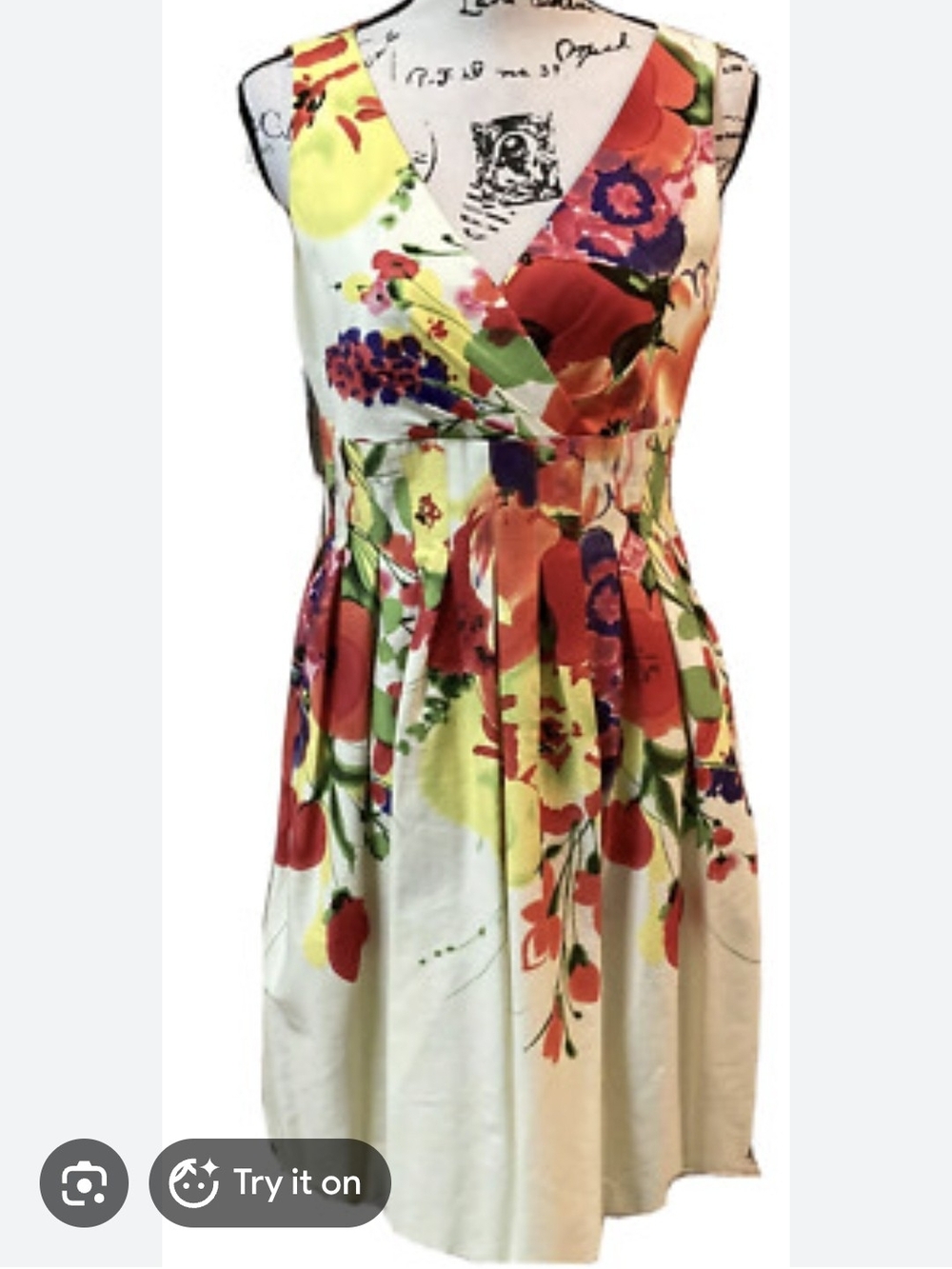New directions floral Pocketed petite women’s dress.